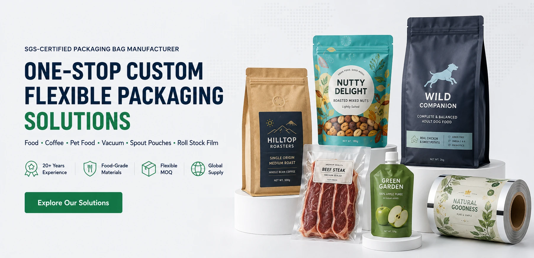 One-stop custom flexible packaging solutions