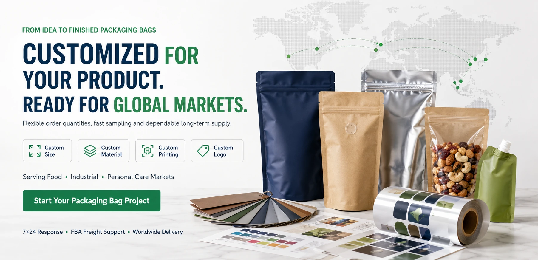 Customized packaging for global markets